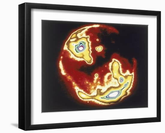 X-Ray Image of Sun, Skylab, 1970S-null-Framed Giclee Print