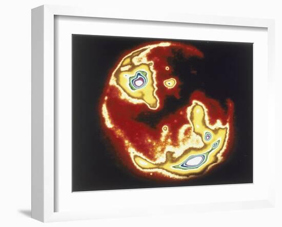 X-Ray Image of Sun, Skylab, 1970S-null-Framed Giclee Print