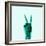 X-Ray of Hand Doing Peace Sign-null-Framed Premium Photographic Print