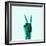 X-Ray of Hand Doing Peace Sign-null-Framed Premium Photographic Print