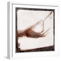 X-Ray Photograph of Person Holding Key-null-Framed Photographic Print