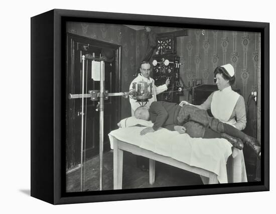 X-Ray Room for Ring Worm, Woolwich School Treatment Centre, London, 1914-null-Framed Stretched Canvas