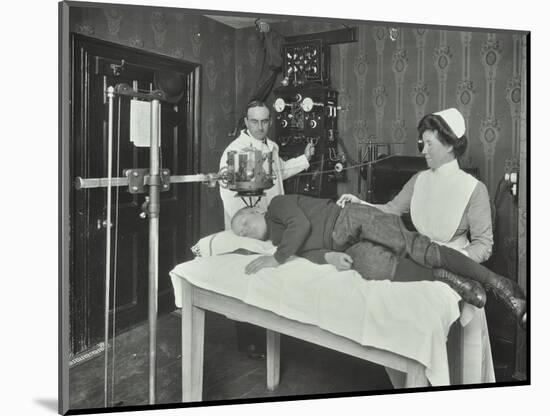 X-Ray Room for Ring Worm, Woolwich School Treatment Centre, London, 1914-null-Mounted Photographic Print