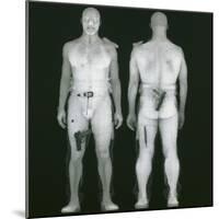 X-ray Views of Man During BodySearch Surveillance-null-Mounted Photographic Print