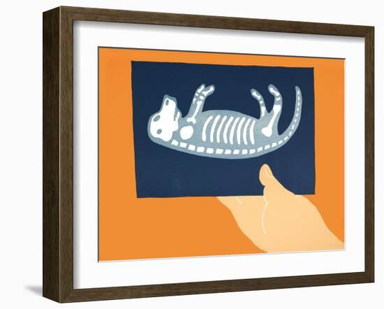 X-Ray-Stephen Huneck-Framed Giclee Print