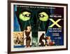 X-The Man With the X-Ray Eyes, Bottom Right: Ray Milland, 1963-null-Framed Art Print