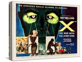 X-The Man With the X-Ray Eyes, Bottom Right: Ray Milland, 1963-null-Stretched Canvas