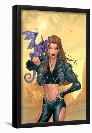 X-Treme X-Men No.44 Cover: Pryde, Kitty and Lockheed-Salvador Larroca-Framed Poster