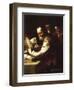 Xanthippe Pouring Water onto Socrates' Neck-Luca Giordano-Framed Giclee Print