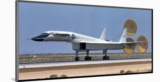 XB-70 largest Mach 3 airplane-null-Mounted Art Print