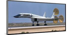 XB-70 largest Mach 3 airplane-null-Mounted Art Print