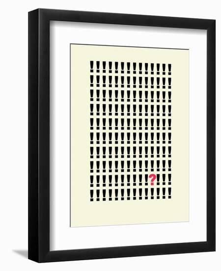 Xclamation Question?-Philip Sheffield-Framed Giclee Print