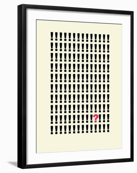 Xclamation Question?-Philip Sheffield-Framed Giclee Print