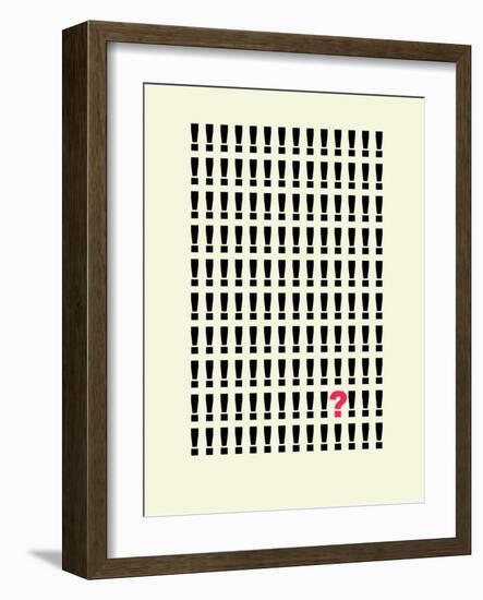 Xclamation Question?-Philip Sheffield-Framed Giclee Print