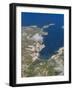 Xemxija Bay on Malta in bird's-eye view-enricocacciafotografie-Framed Photographic Print