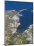 Xemxija Bay on Malta in bird's-eye view-enricocacciafotografie-Mounted Photographic Print