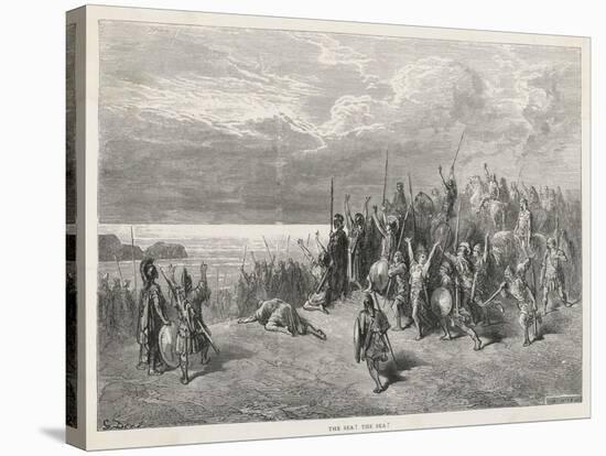 Xenophon Retreating into Persia Reaches the Black Sea-null-Stretched Canvas