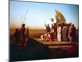 Xerxes at Hellespont-Jean Adrien Guignet-Mounted Giclee Print