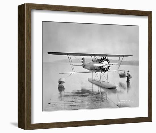 XF3B-1 prototype for F3B-1-null-Framed Art Print