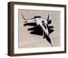 XFV-12 supersonic fighter study-null-Framed Art Print