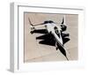 XFV-12 supersonic fighter study-null-Framed Art Print