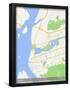 Xiamen, China Map-null-Framed Poster