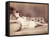 Xie Sleeping, 1874-Lewis Carroll-Framed Stretched Canvas