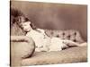 Xie Sleeping, 1874-Lewis Carroll-Stretched Canvas