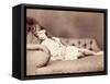 Xie Sleeping, 1874-Lewis Carroll-Framed Stretched Canvas