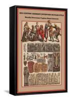 Xii Century, Germany Secular Style - Diversions Capture Royal Interests-Friedrich Hottenroth-Framed Stretched Canvas