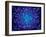 XII Constellations of Zodiac (Ultraviolet Blueprint Version)-Green Ocean-Framed Art Print