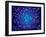 XII Constellations of Zodiac (Ultraviolet Blueprint Version)-Green Ocean-Framed Art Print