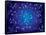 XII Constellations of Zodiac (Ultraviolet Blueprint Version)-Green Ocean-Framed Stretched Canvas