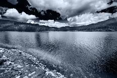 Monochrome Toned Image of Old Wooden Shelter-Xilius-Photographic Print