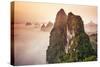 Xingping, Guilin, China Karst Mountains Landscape.-Sean Pavone-Stretched Canvas