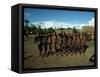 Xingu Dance, Brazil, South America-Claire Leimbach-Framed Stretched Canvas