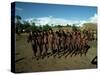 Xingu Dance, Brazil, South America-Claire Leimbach-Stretched Canvas