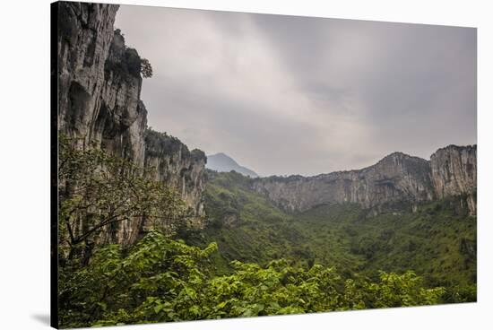 Xinwen Stone Sea Global Geo Park, Sichuan Province, China, Asia-Michael Snell-Stretched Canvas