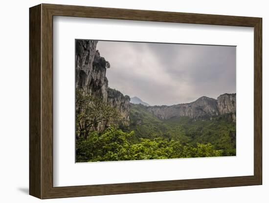 Xinwen Stone Sea Global Geo Park, Sichuan Province, China, Asia-Michael Snell-Framed Photographic Print