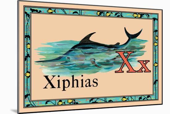 Xiphias-null-Mounted Art Print