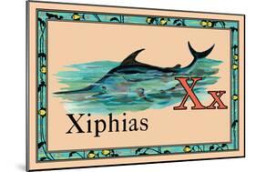 Xiphias-null-Mounted Art Print