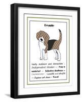 XL Beagle-Jennifer Zsolt-Framed Giclee Print