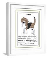 XL Beagle-Jennifer Zsolt-Framed Giclee Print