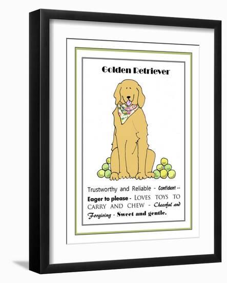 XL Golden-Jennifer Zsolt-Framed Giclee Print