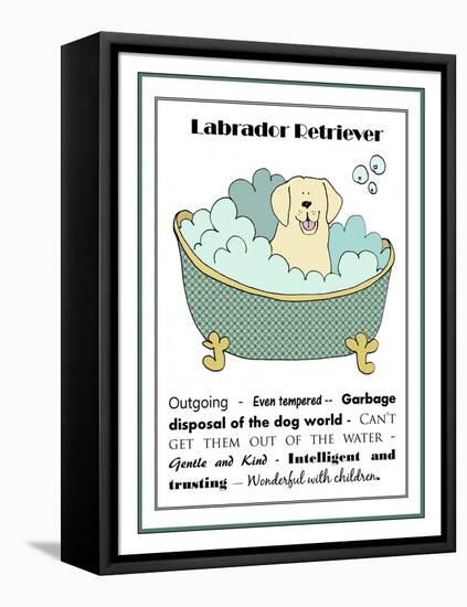 XL Labrador-Jennifer Zsolt-Framed Stretched Canvas