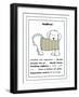 XL Maltese-Jennifer Zsolt-Framed Giclee Print