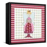 Xmas Angel-Effie Zafiropoulou-Framed Stretched Canvas