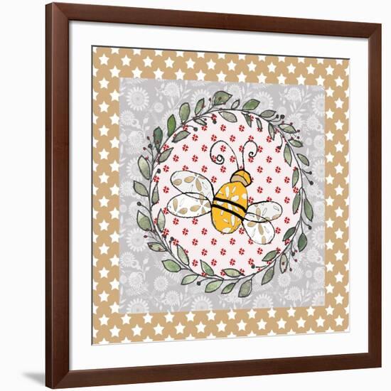 Xmas Bee-Effie Zafiropoulou-Framed Giclee Print