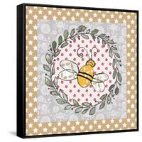 Xmas Bee-Effie Zafiropoulou-Framed Stretched Canvas