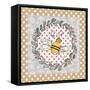Xmas Bee-Effie Zafiropoulou-Framed Stretched Canvas